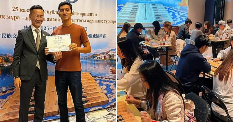 Турнир по тогызкумалак ко Дню Республики прошёл в Пекине