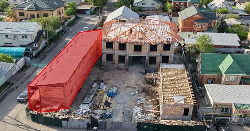 Двухэтажное здание попало под снос в Алматы (фото)