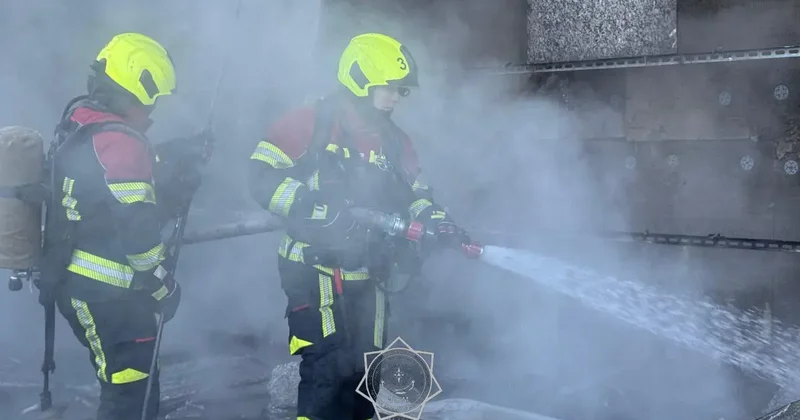 Кровля кафе горела в Астане