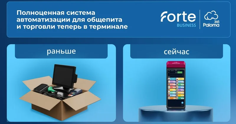 Управлять бизнесом стало проще: Paloma365 и Forte запускают автоматизацию прямо в терминале