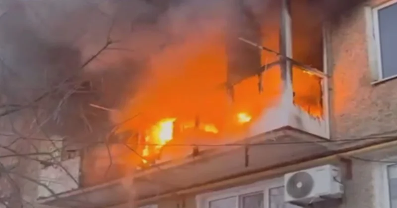 Атырауда балконнан өрт шықты
