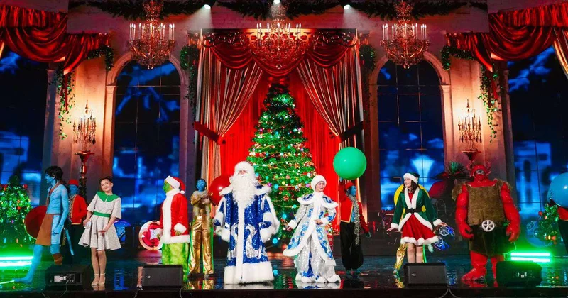 Новогодняя елка от имени Президента прошла в Астане