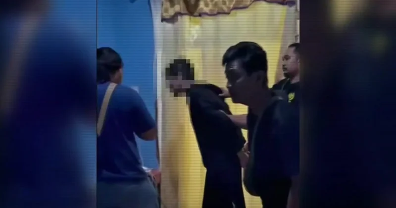 Опубликовано видео задержания в Индонезии подозреваемого в убийстве тестя и тещи