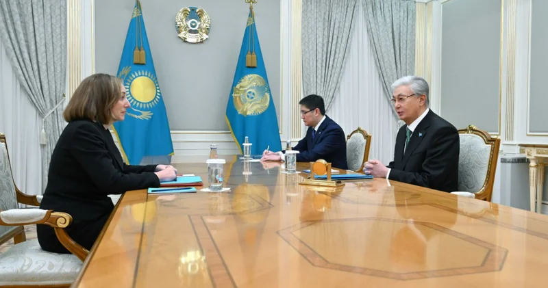 Мемлекет басшысы Қасым Жомарт Тоқаев Америка Құрама Штаттарының Қазақстан Республикасындағы елшісі Джули Стаффтты қабылдады