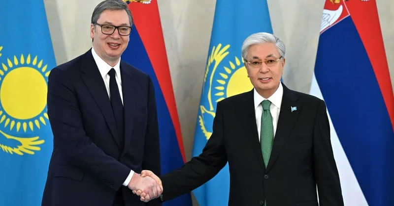 Токаев провел переговоры с президентом Сербии