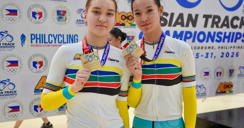 Анель Ташбай и Аружан Кабдулова стали первыми на чемпионате Азии по велоспорту на треке