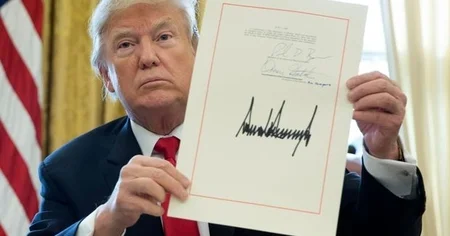 АҚШ тарихында алғаш рет: Долларға Трамптың қолтаңбасы қойылады