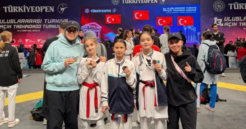 Антальядан үш медаль: атыраулық таэквондошылар Türkiye Open турнирінде жеңіске жетті