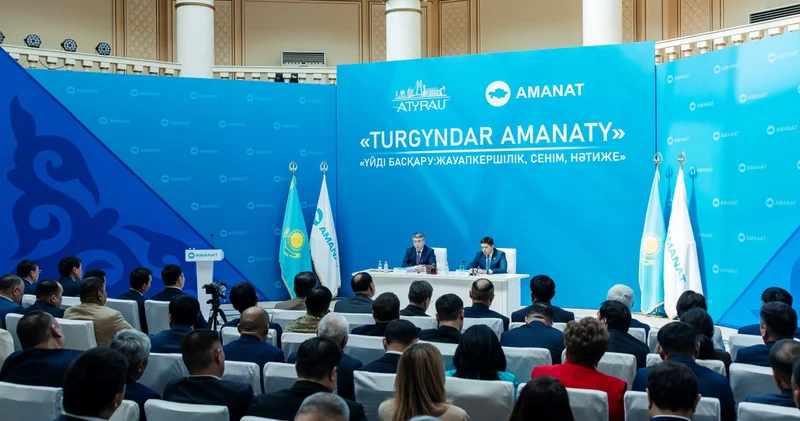 AMANAT : Атырауда TURGYNDAR AMANATY жобасы аясында тұрғын үй коммуналдық шаруашылық саласын жаңғыртуға бағытталған нақты шаралар талқыланды