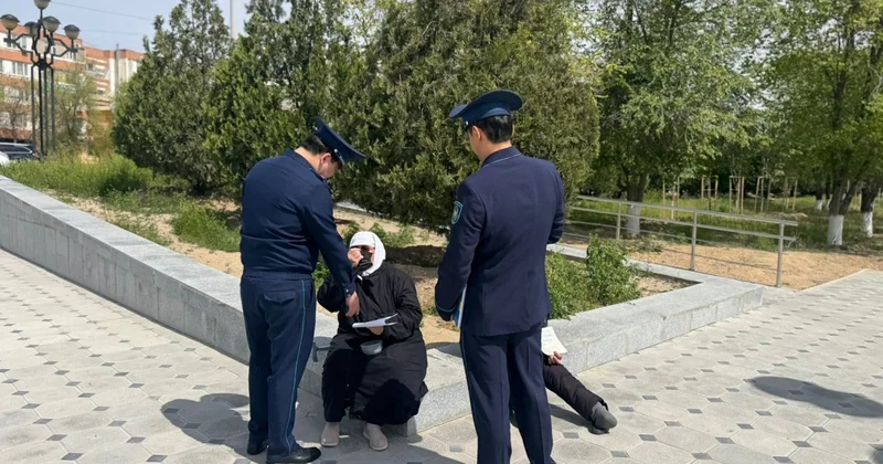Маңғыстауда бетін тұмшалаған 50 шақты адамға ескерту жасалды