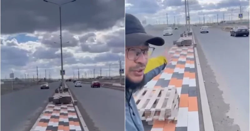 Ағаштар қайда? : казахстанцы записали видеообращение на трассе в Атырауской области (видео)