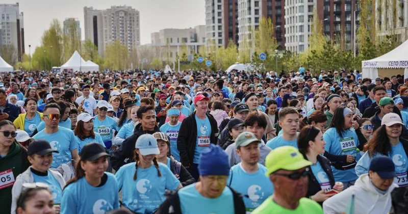 Тысячи астанчан приняли участие в благотворительном забеге