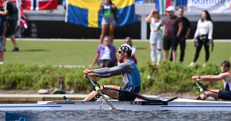 Казахстанец выиграл бронзу молодёжного ЧМ по академической гребле в Германии