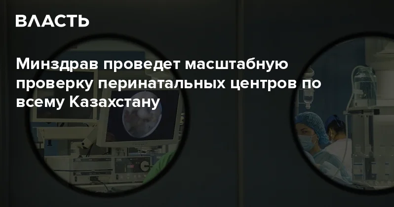 Минздрав проведет масштабную проверку перинатальных центров по всему Казахстану Аналитический интернет журнал Власть