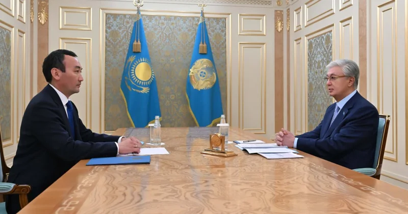 Тоқаев Ұлытау облысының әкімі Есет Байкенді қабылдады