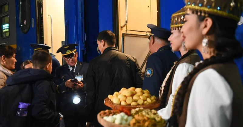 Алматы Мәскеу бағытындағы пойыз жолға шықты