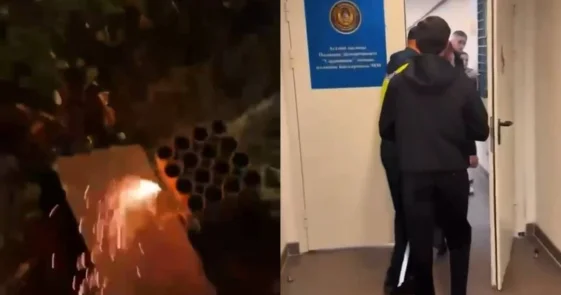 В Астане наказали людей за запуск салюта ночью