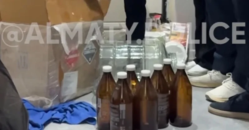Пачка сигарет привела полицию к неожиданной находке в Алматы (видео)