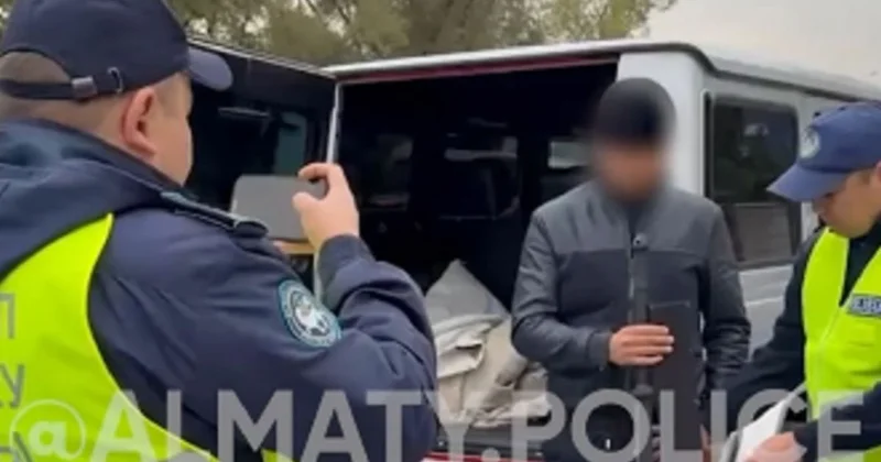 Драка на проспекте Райымбека: четверых мужчин на Гелендвагене задержали в Алматы (видео)