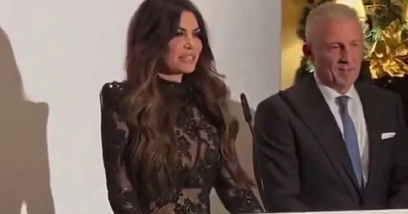 Посол США в Греции пришла на мероприятие в прозрачном платье (видео)