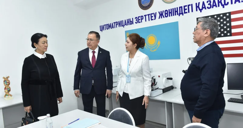 ҚазҰУ да Қазақстан АҚШ цитоматрицаны зерттеу орталығы ашылды