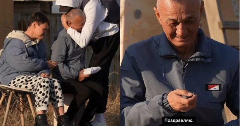 Человек в маске помог вдовцу, воспитывающему ребенка инвалида (ВИДЕО)