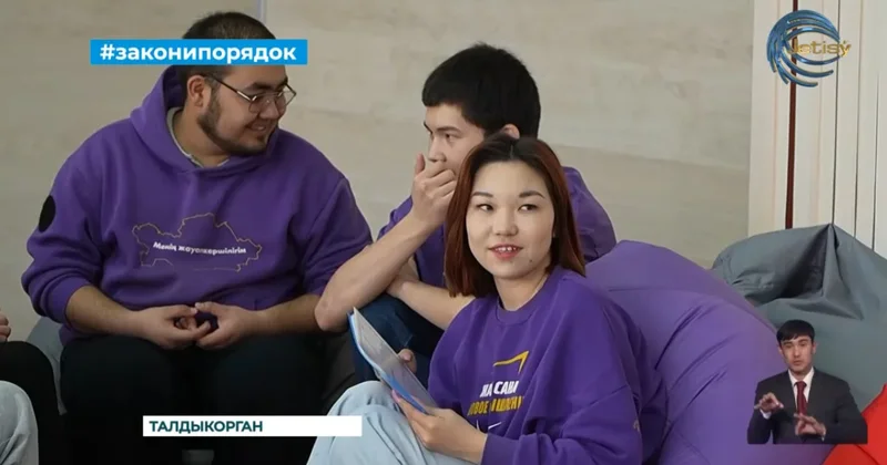 На Жетісу ТВ показали сюжет о движении Жаңа адамдар в Талдыкоргане