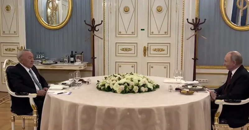 Владимир Путин встретился с Нурсултаном Назарбаевым в Кремле