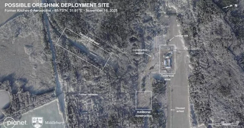 Ресей Беларусь аумағына жаңа Орешник зымырандарын орналастыруда Reuters