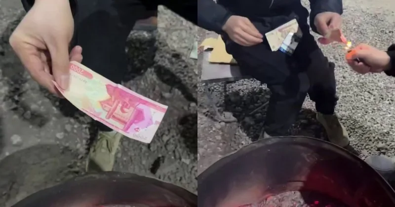 Иностранцев, прикуривших от узбекской купюры, наказали в Ташкенте