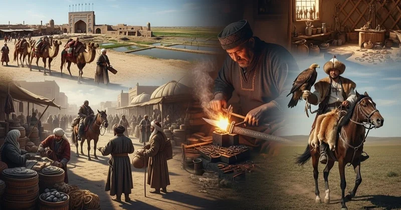 Қазақ хандығының экономикасы: көшпелі қоғам малдан бөлек немен айналысты