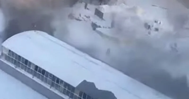 Пожар на территории этно мемориального комплекса произошел в Астане (видео)