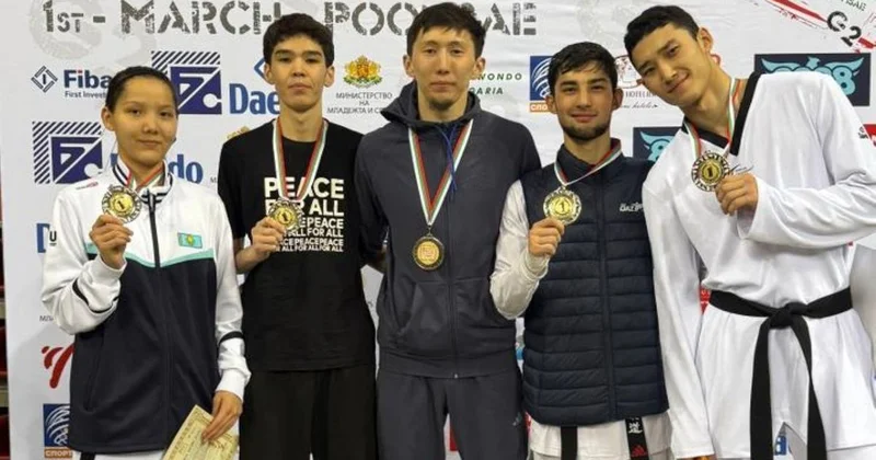 Сборная Казахстана завоевала шесть медалей на международном турнире по таеквондо