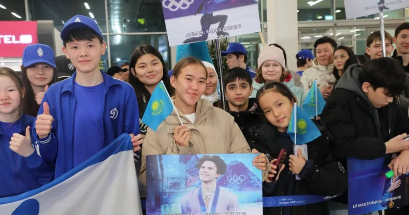 Михаила Шайдорова торжественно встретили в Алматы (ВИДЕО)