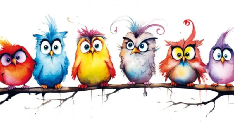 Қанаты қайырылған құстар