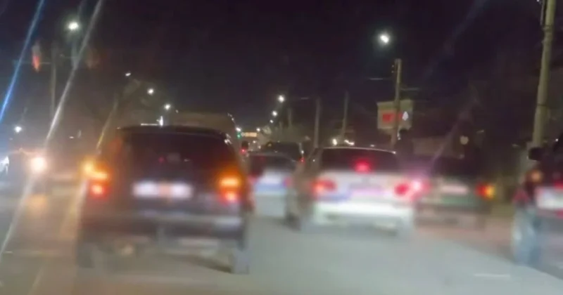 В Таразе наказали сразу девять водителей свадебного кортежа