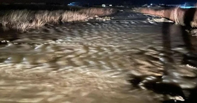 Шекара маңындағы Желқуар өзенінде қар суы еріп, тасқын тіркелді