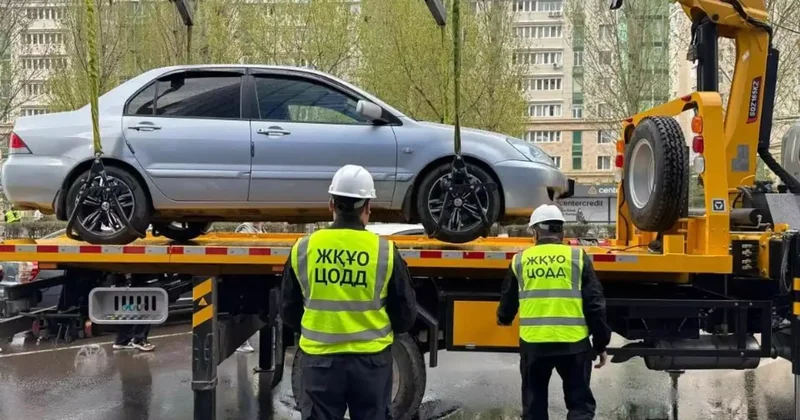 Астанада ереже бұзған көліктерді эвакуациялау жұмыстары басталды
