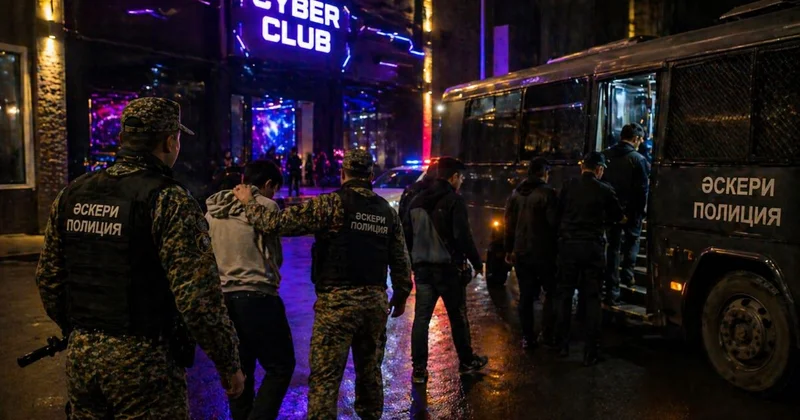 Атырауда әскерге шақырылатын жастағы азаматтарды ойын клубтарынан ​алып кеткен