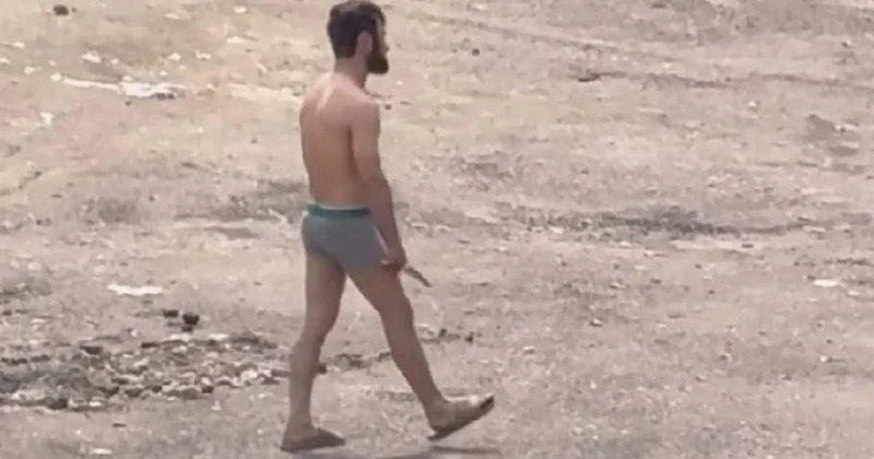 Разгуливавший в трусах и с ножом в руке иностранец напугал алматинцев