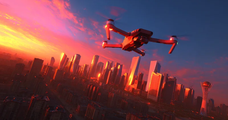 Дроны запустят над казахстанскими городами