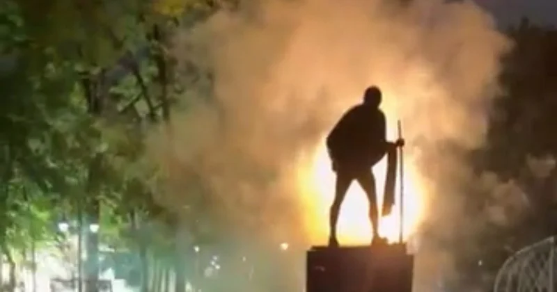 Адамдарға қарай бағытталған: Алматы саябағында отшашу атқандарды полиция іздеп жатыр