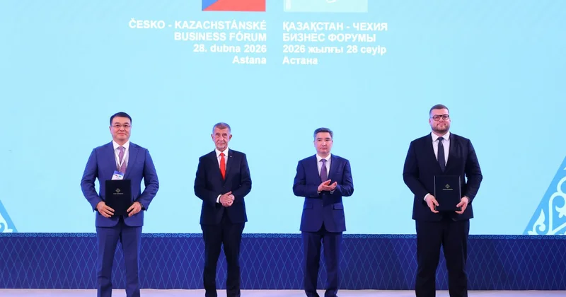 Премьер министры Казахстана и Чехии приняли участие в совместном бизнес форуме