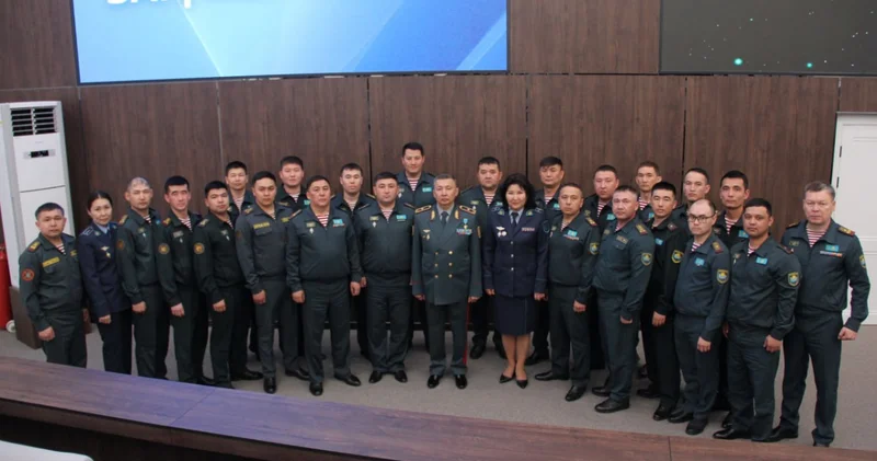 Ұлттық ұлан офицерлері алғаш рет қызметтік қарым қатынас мәдениеті бойынша курстан өтті