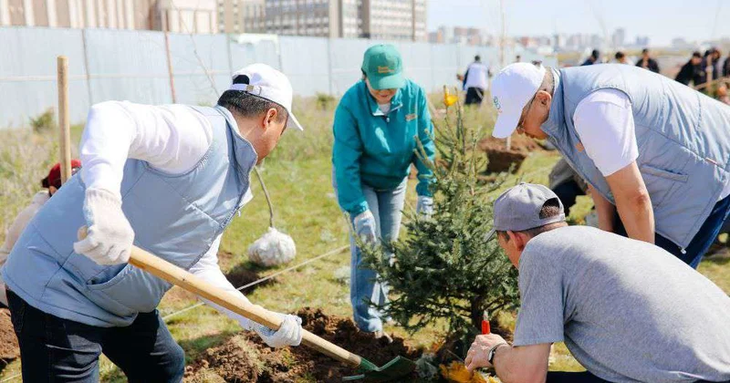 Вклад в зеленый фонд Астаны