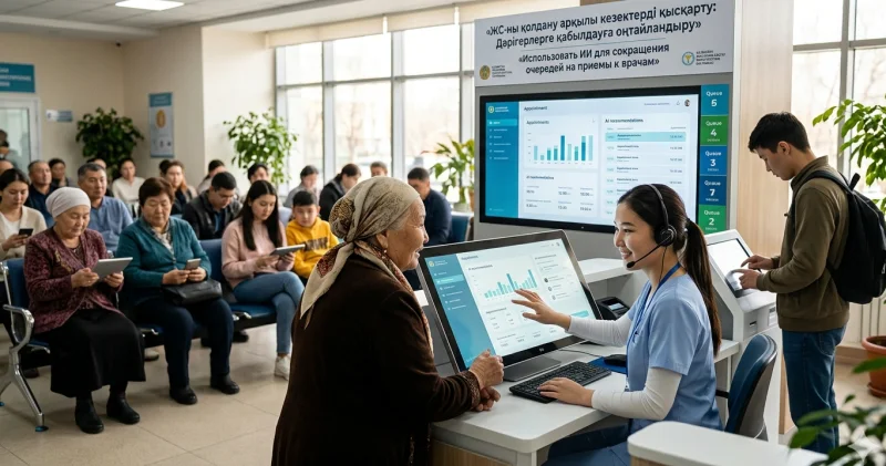 Қазақстандағы дәрігерлерге арналған жасанды интеллект жүйе медициналық карталарды өзі толтырып, кезекті қысқартады