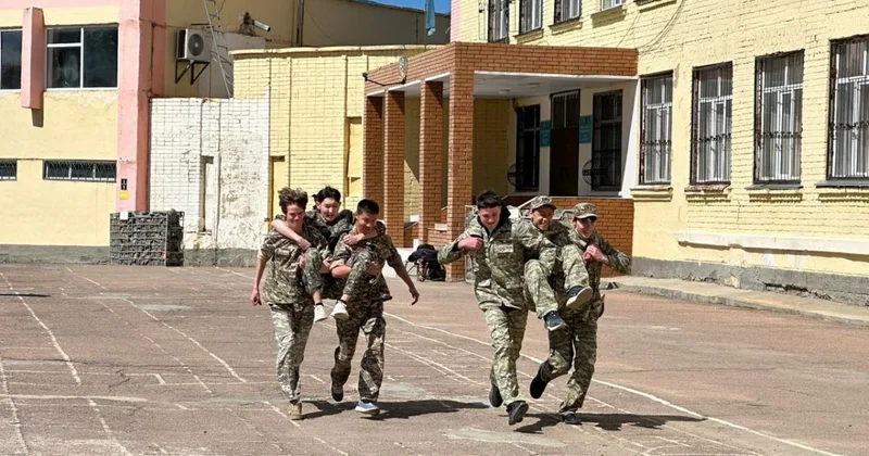 Лучших юных патриотов “Жас Бүркіт Нацгвардии МВД РК определили в Кокшетау