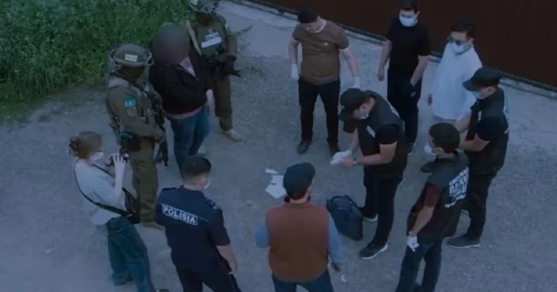 Полиция и КНБ провели спецоперацию в Алматинской области (видео)