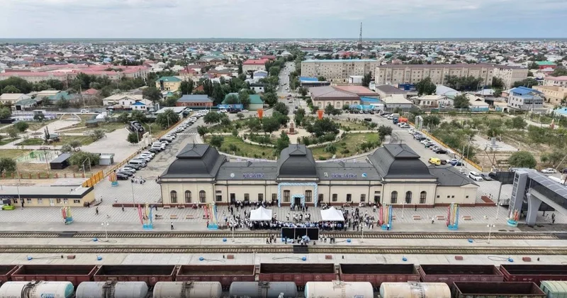 Қазалы теміржол вокзалы: тарихи ғимараттың жаңа келбеті