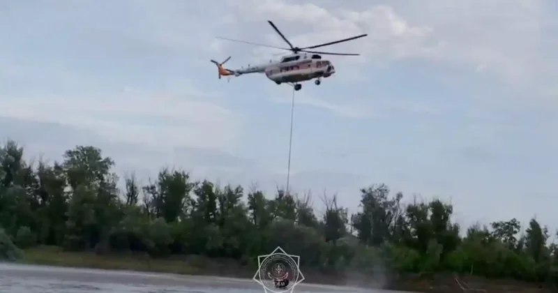 Батыс Қазақстандағы орман өртін сөндіруге екі тікұшақ жұмылдырылды
